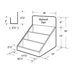 Stock Counter-top POP Point of Purchase Display Box 13230