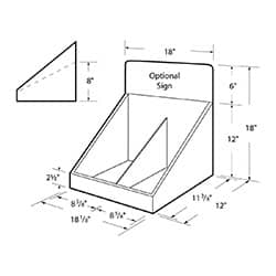 Stock Counter-top POP Point of Purchase Display Box 13238