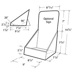 Stock Counter-top POP Point of Purchase Display Box 14866