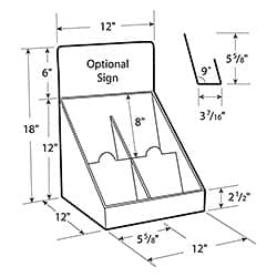 Stock Counter-top POP Point of Purchase Display Box 15779