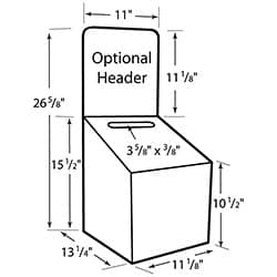 Stock Counter-top POP Point of Purchase Display Box 19486