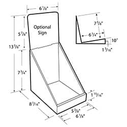 Stock Counter-top POP Point of Purchase Display Box 17817