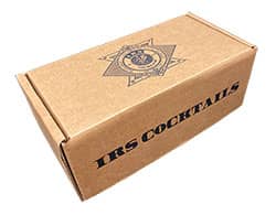 Custom mailer box - IRS Coctails