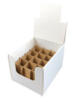 Shipper display box with 12 cells dividers 1 oz